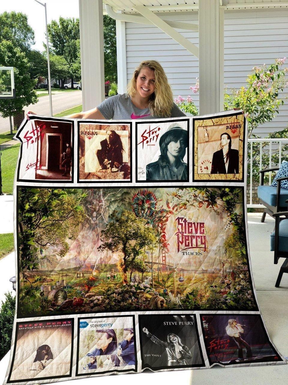 Steve Perry Lover Blanket Quilt Rze2
