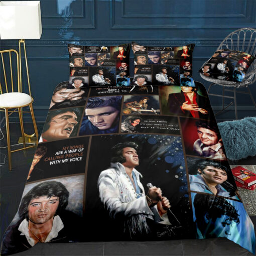 Elvis Presley 3a Bedding Set Rze1