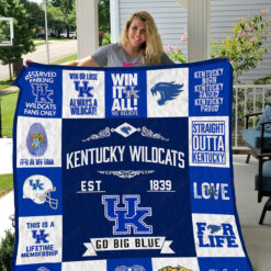 Kentucky Wildcats  Blanket Quilt Rze2