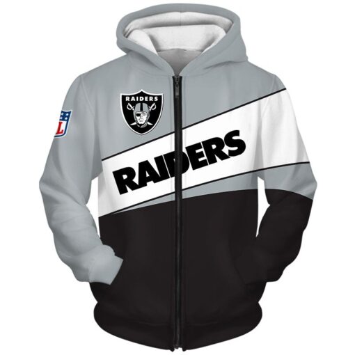Las Vegas Raiders 02 Zip Hoodie 3D B23