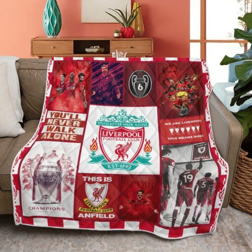 Liverpool Fc 2 Blanket Quilt B19 - Image 2
