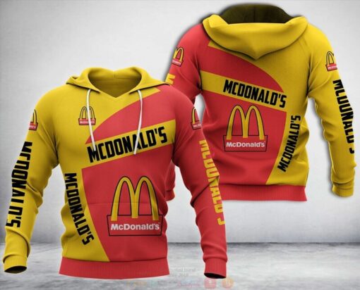 McDonald's  Hoodie Zip Hoodie 3D B21