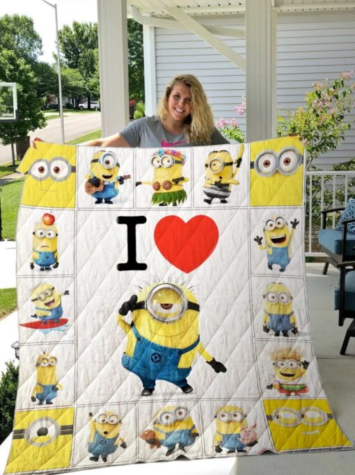 Minions lover Blanket Quilt B22