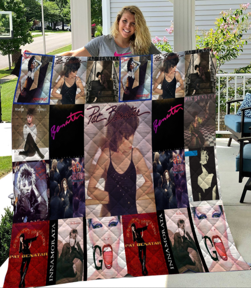 Pat Benatar Quilt Blanket TN