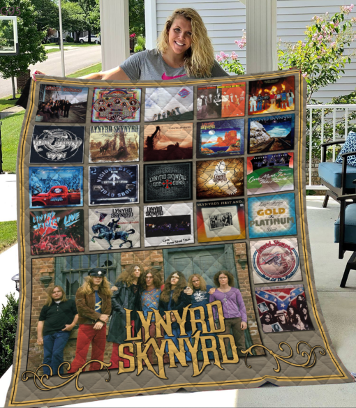 Lynyrd Skynyrd 4 Quilt Blanket Quilt B23