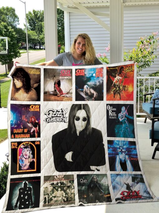 Ozzy Osbourne lover Blanket Quilt Rze2