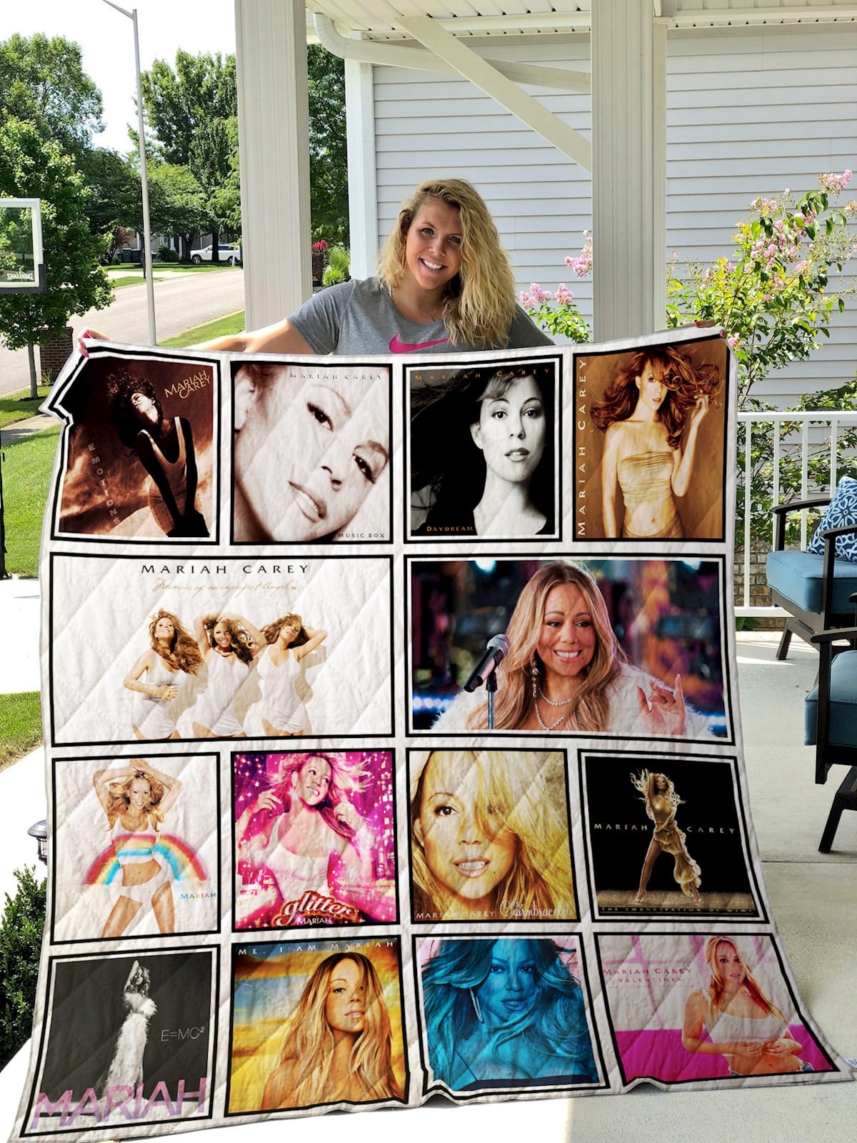 Mariah Carey Lover Blanket Quilt TN