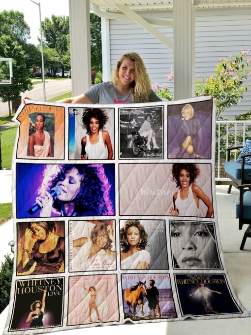 Whitney Houston 1 Quilt Blanket MIH08