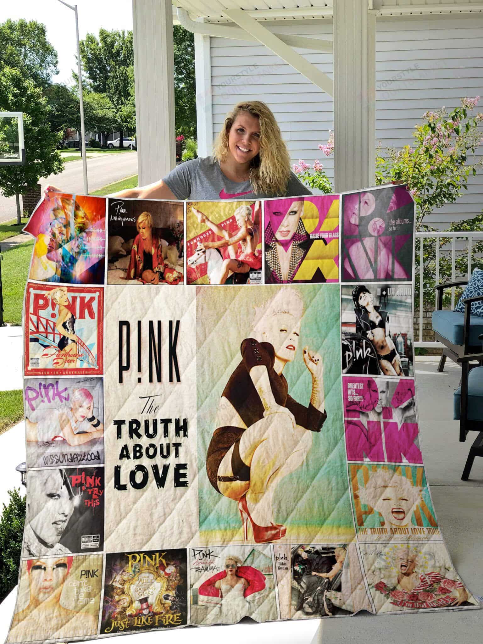 P!nk  Quilt Blanket Quilt B22