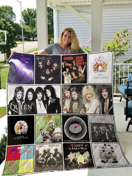 Queen Band Love Quilt Blanket Quilt Rze2