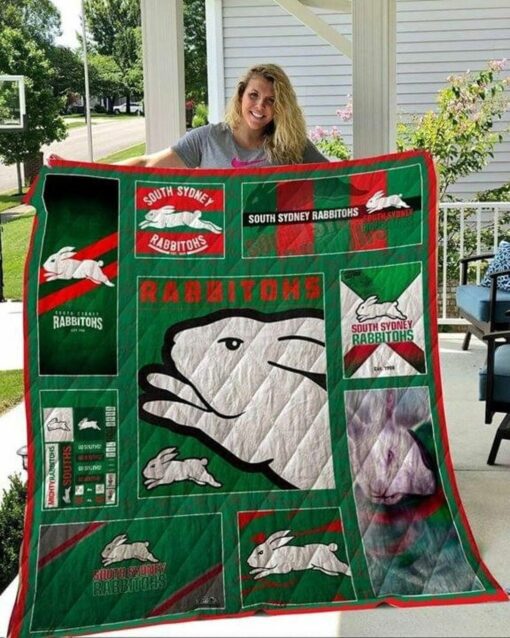 South Sydney Rabbitohs Blanket Quilt Rze2
