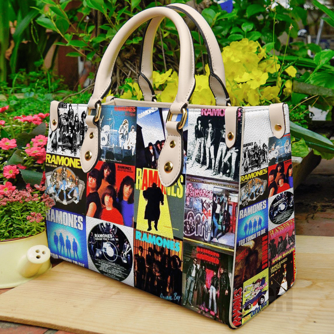 Ramones  Leather Bag Rze2