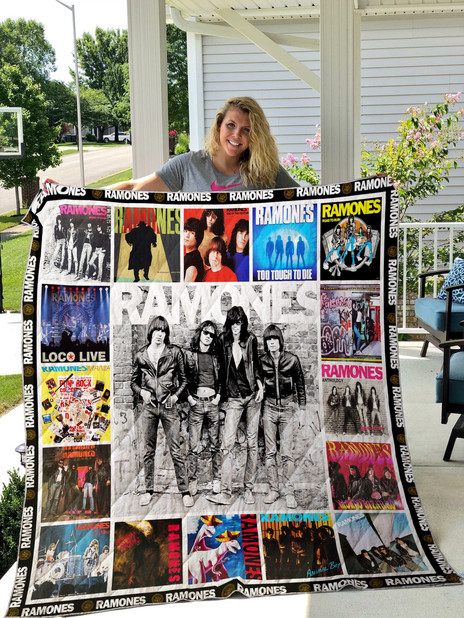 Ramones  Best Blanket Quilt Rze2