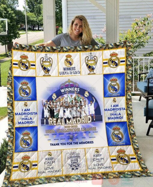 Real Madrid Blanket Quilt CCHU