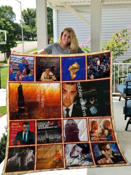 Robbie Williams Best Blanket Quilt B21