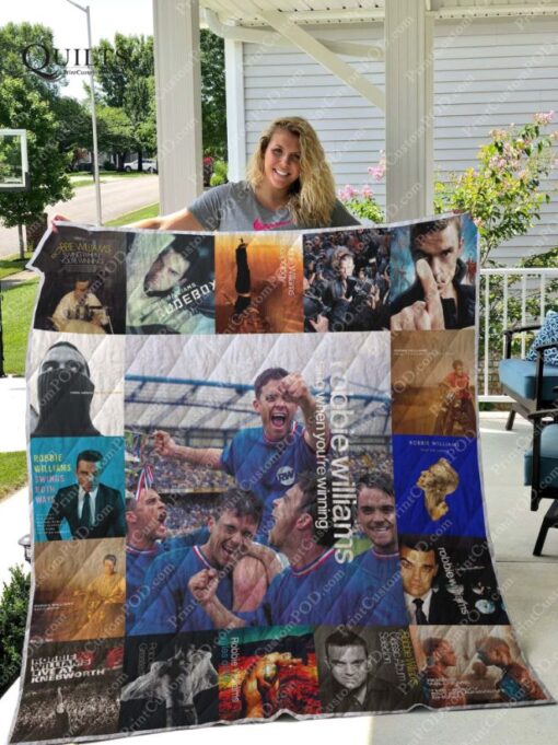 Robbie Williams Quilt  Blanket B21