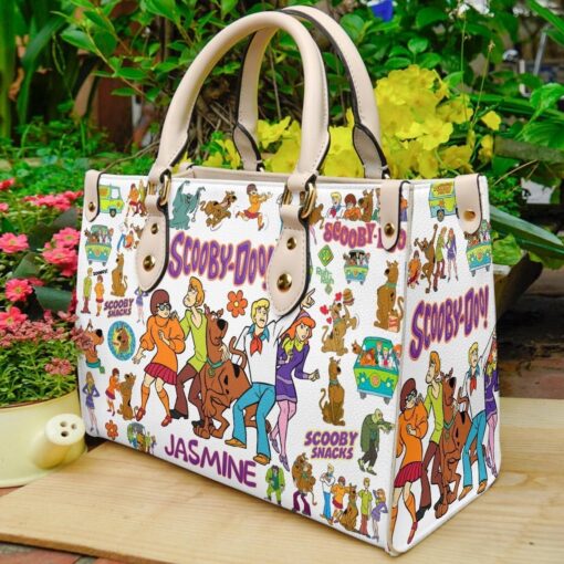Scooby-Doo show Leather Bag Rze2