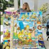 The Simpsons Quilt  Blanket Quilt Rze2