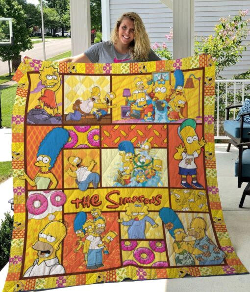The Simpsons Blanket Quilt Rze2
