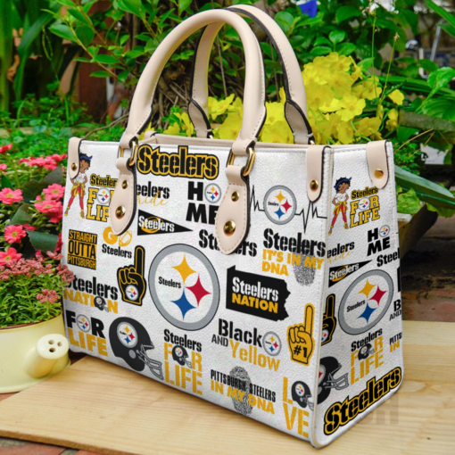 Pittsburgh Steelers NFL Leather Bag Rze2