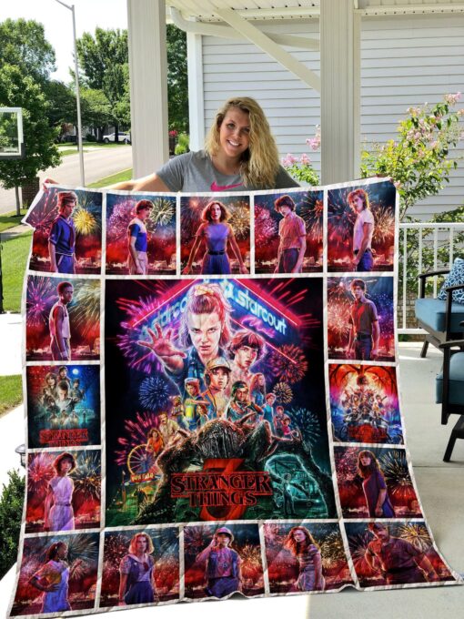 Stranger Things Quilt Blanket Quilt Rze2