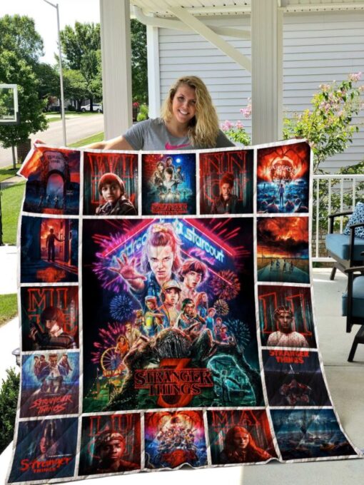 Stranger Things Show TV Blanket Quilt Rze2