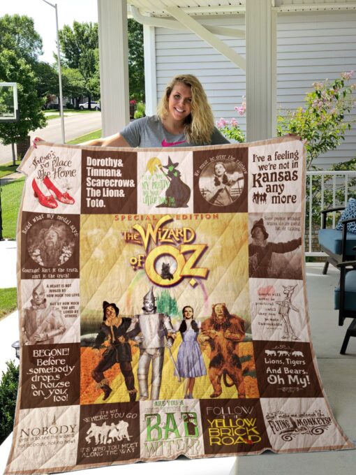The Wizard of Oz Quilt Blanket Quilt Rze2
