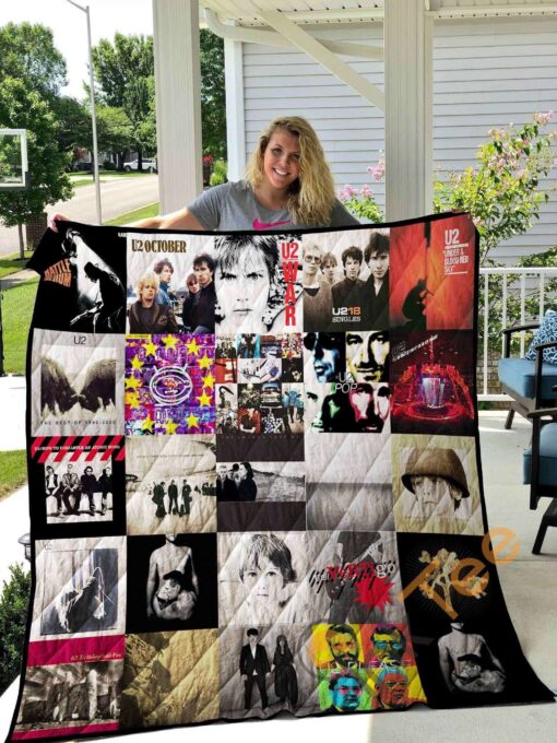 U2 Band Love Quilt Blanket Quilt Rze2