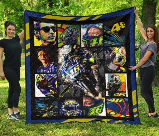 Valentino Rossi 46 Blanket Quilt Rze2
