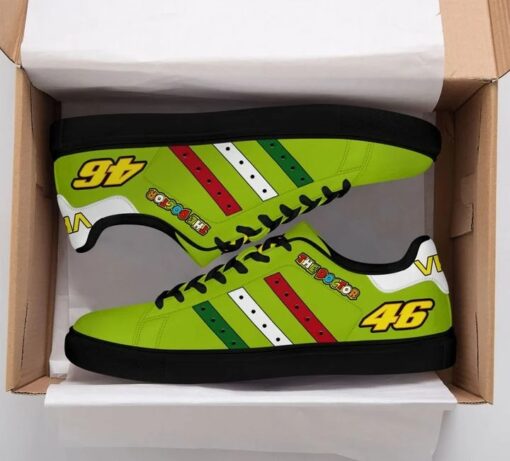 Valentino Rossi 46 Black Skate Stan Smith New Shoes Rze2