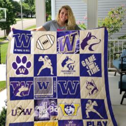 Washington Huskies Blanket Quilt Rze2