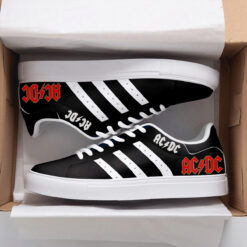 ACDC Band Black Skate Stan Smith New Shoes B19