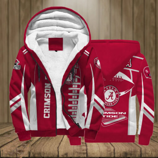 Alabama Crimson Tide Tide  Fleece Jacket Rze2