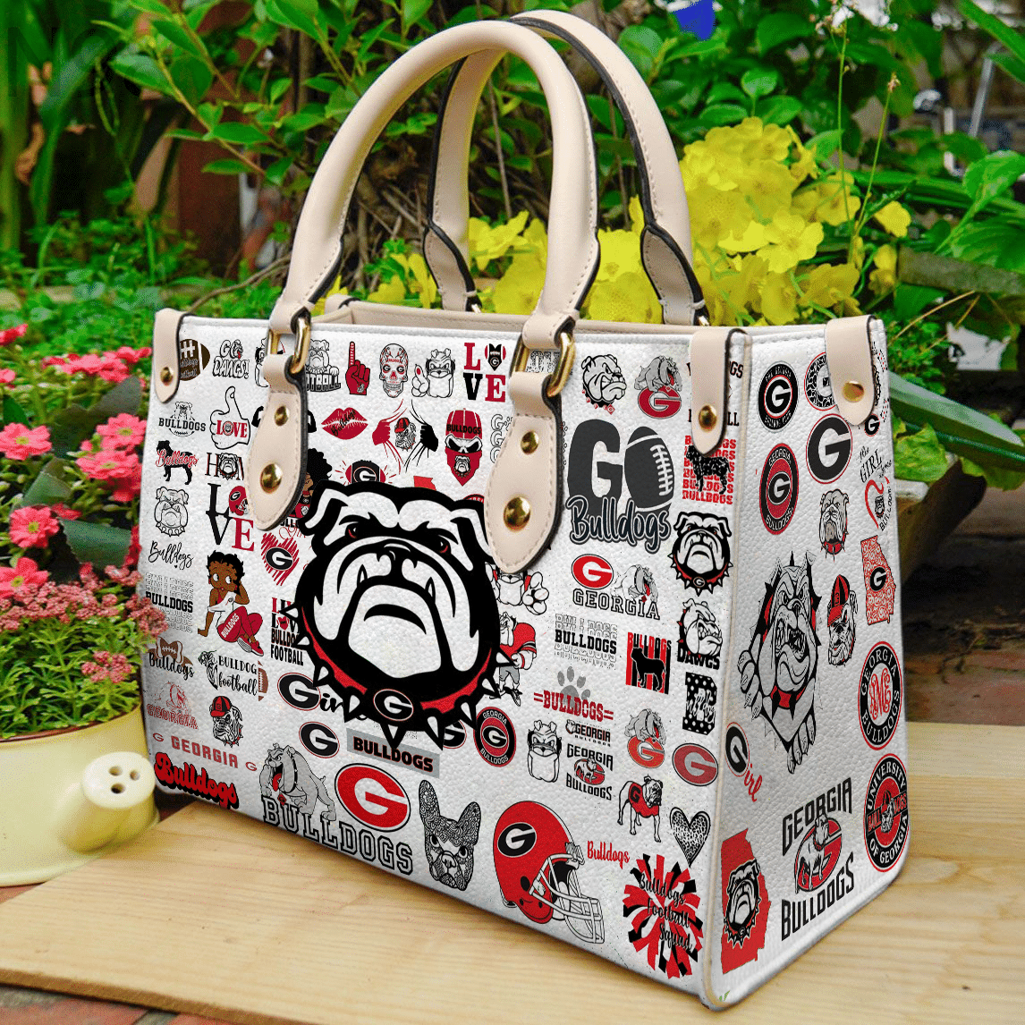 Georgia Bulldogs Leather Bag TN