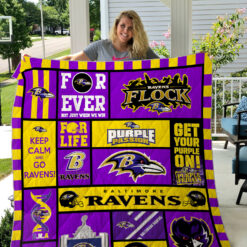 Baltimore Ravens Blanket Quilt TN
