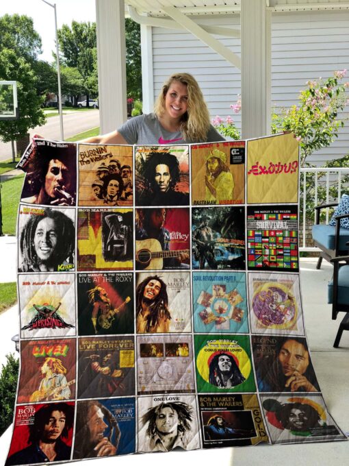 Bob Marley lover Blanket Quilt Rze2