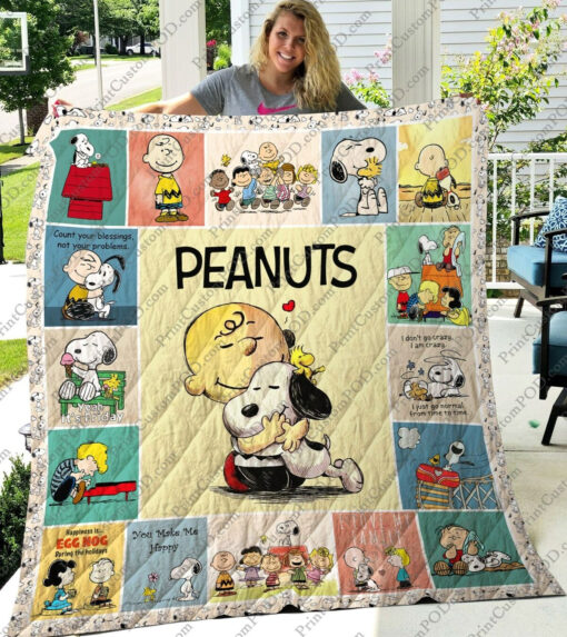 Snoopy Love 1 Blanket Quilt Rze1