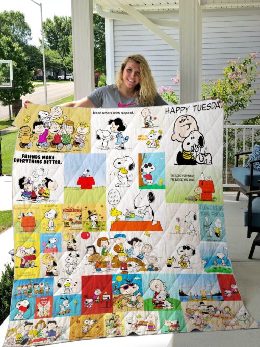 Snoopy Love 2 Blanket Quilt M08