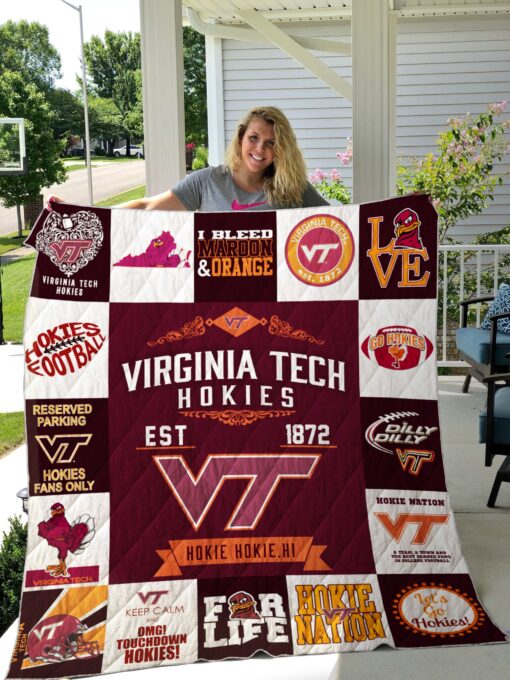 Virginia Tech Blanket Quilt TN