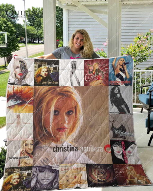 Christina Aguilera Blanket Quilt M08