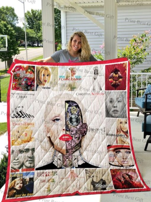 Christina Aguilera 1 Blanket Quilt M08