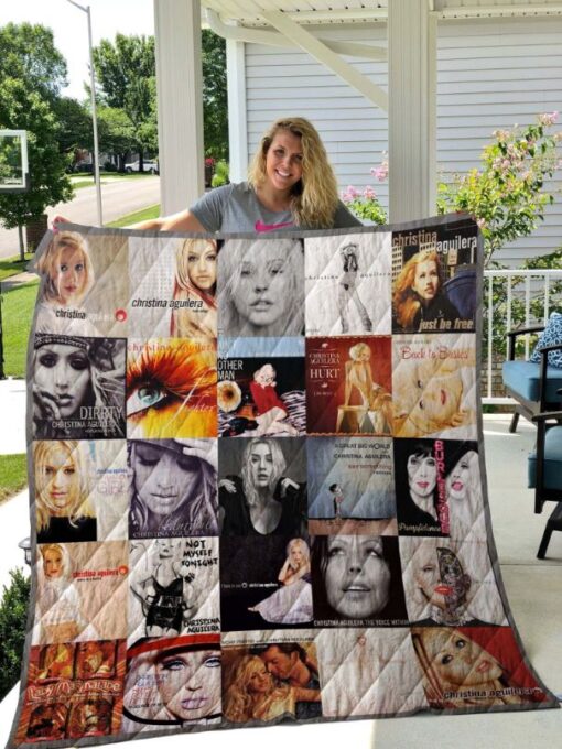 Christina Aguilera 2 Blanket Quilt M08