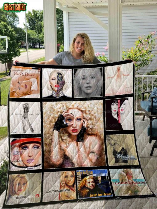 Christina Aguilera 3 Blanket Quilt M08