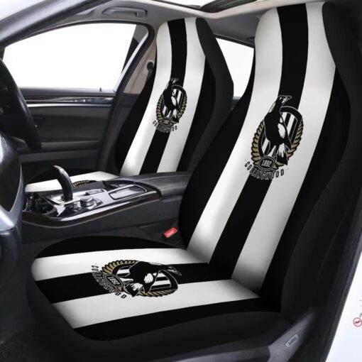 Collingwood Magpies Car Seat Covers Rze2