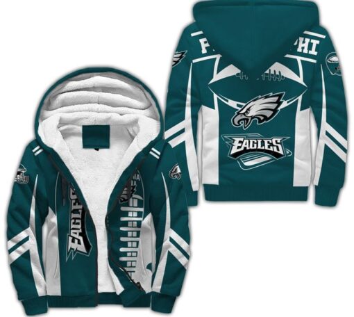 Philadelphia Eagles Lover Fleece Jacket Rze2