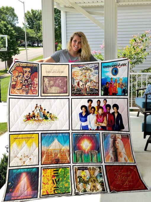 Earth, Wind & Fire Quilt Blanket Quilt Rze2
