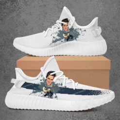 Elvis Presley White Yeezy Shoes B23