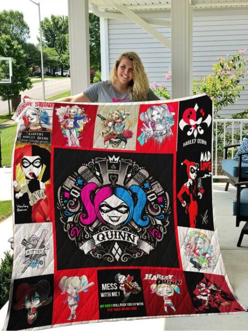 Harley Quinn 1 Blanket Quilt Rze1