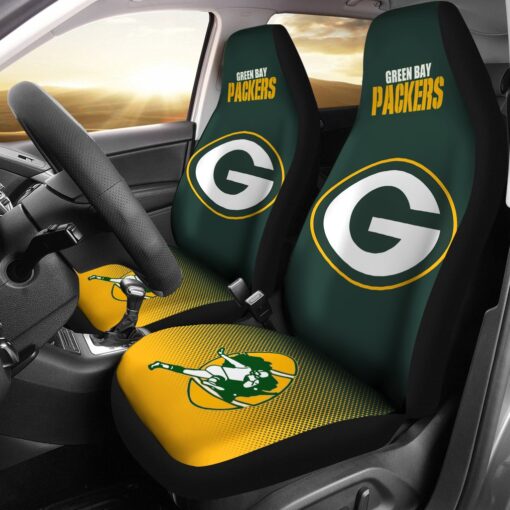 Green Bay Packers Lover Leather Seat Covers LA96