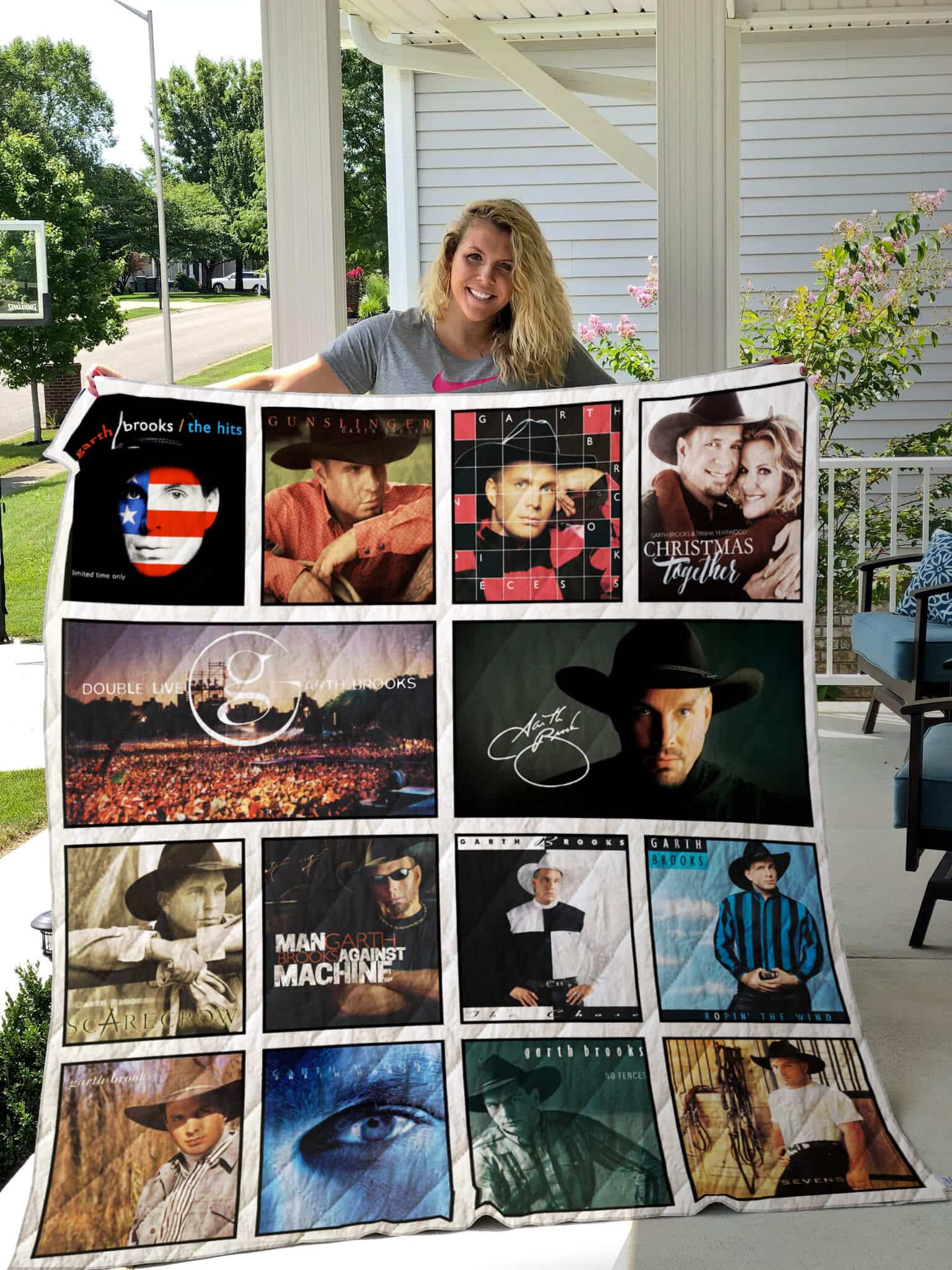 Garth Brooks Blanket Quilt B23